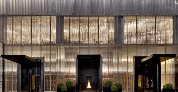 entrance to baccarat hotel new york